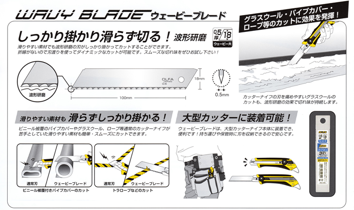 OLFA オルファ スピードブレード/ウェービーブレード