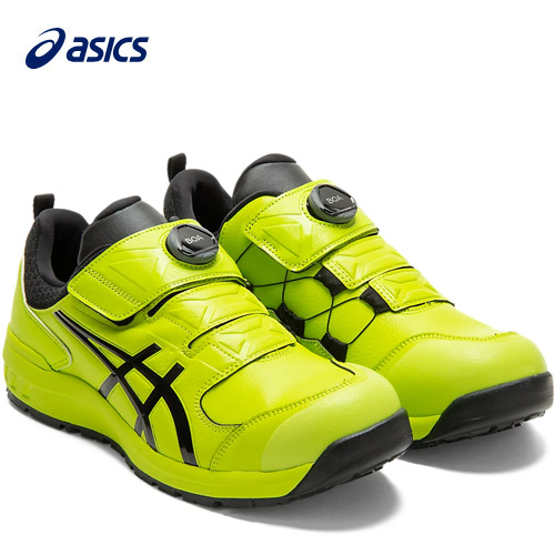 アシックス/ASICS 安全靴 ウィンジョブ CP307 BOA ネオンライム×ブラック サイズ選択  1273A028-300|工具、大工道具、塗装用品なら愛道具館