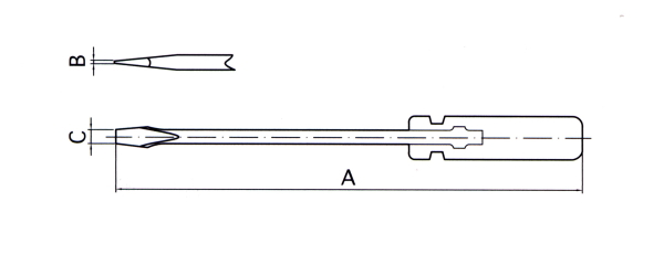 ハマコS.S 防爆マイナスドライバー (-)7×150mm CBD-150|工具、大工道具 