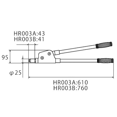 エビ/ロブテックス ハンドリベッター＋Sボルト6.4mm対応ノーズピース