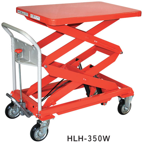 ハマコS.S 油圧足踏式テーブルリフト台車 HLH-200W|工具、大工道具 
