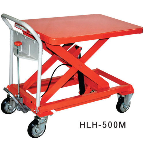 ハマコ 油圧足踏式テーブルリフト台車  工具、大工道具