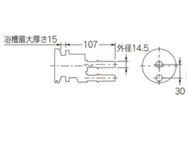 まとめ買い特価 カクダイ Kakudai 一口循環金具 ペア耐熱管用 10A 415-101