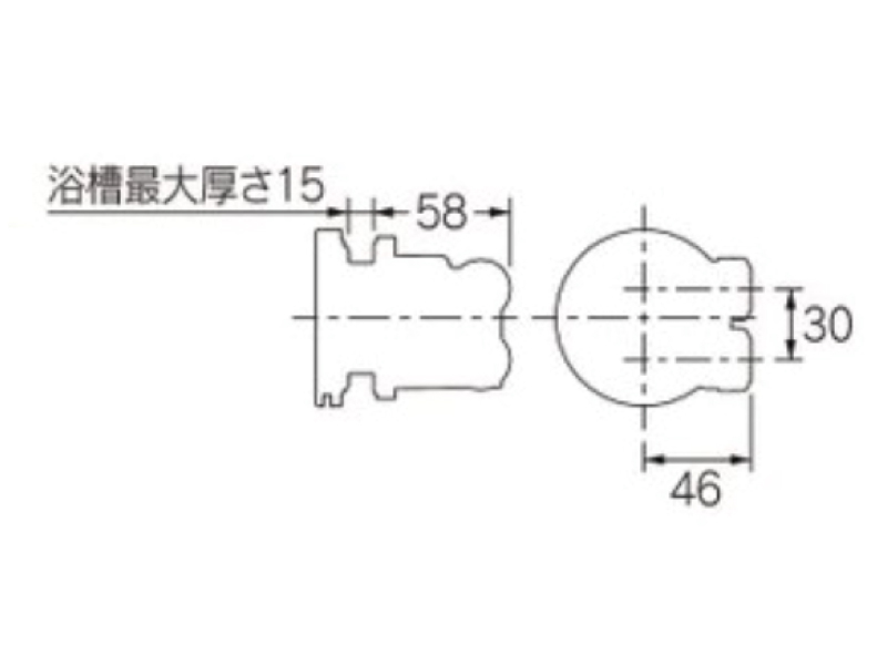 400-509-65 カクダイ 排水金具 65 KAKUDAI - その他の住宅設備