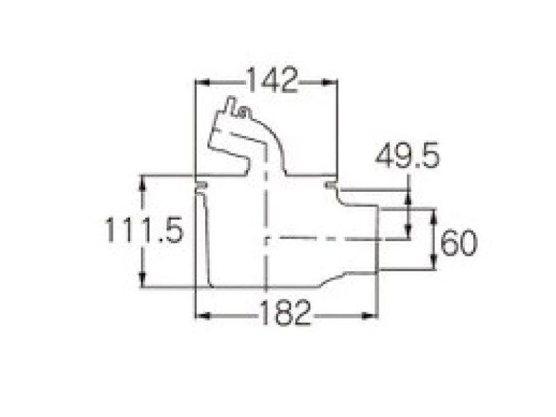 カクダイ 横引トラップ ホワイト #426-121-W|工具、大工道具、塗装用品なら愛道具館