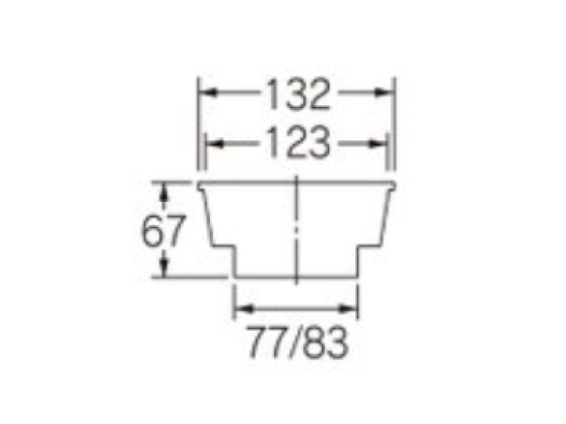 カクダイ-排水・通気 大型ワントラップ #4227-125X75|工具、大工道具