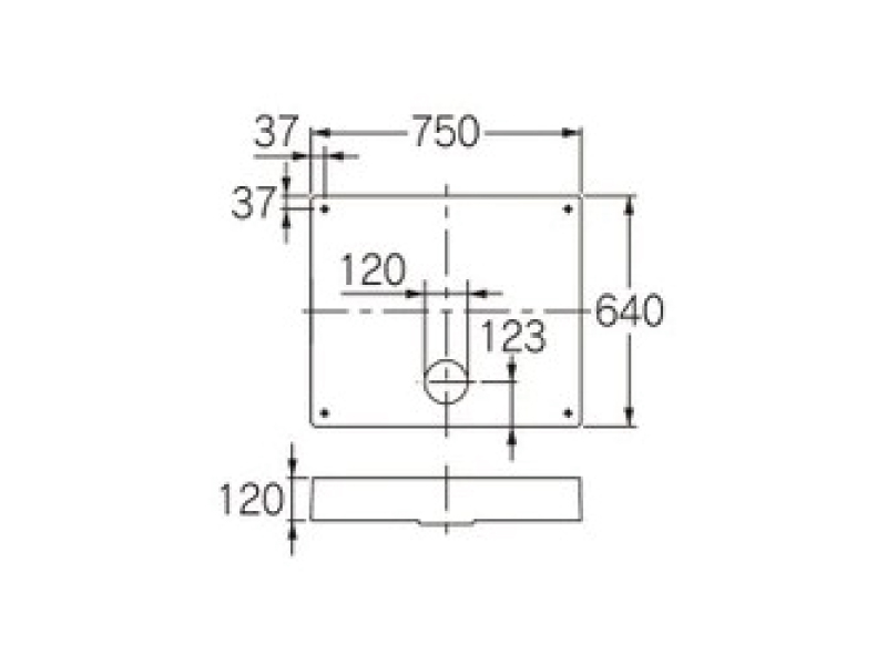 カクダイ-排水・通気 洗濯機用防水パン（H120） ホワイト #426-410-W