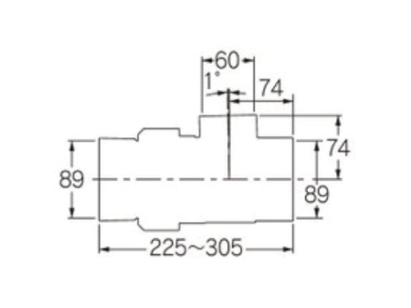 カクダイ-排水・通気 排水用やり取りチーズ（VU用） #438-25-75X50S