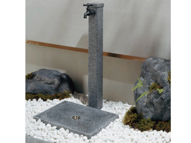 カクダイ-ガーデン 水栓柱（石目調） #624-069|工具、大工道具、塗装