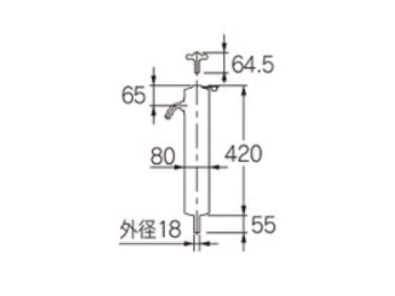 カクダイ-ガーデン 共用ステンレス水栓柱（ショート型） #624-082|工具