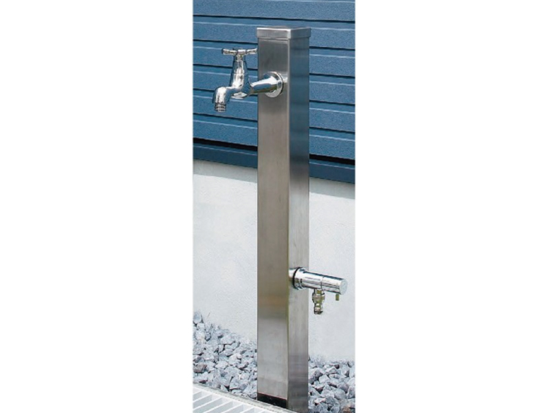 カクダイ-ガーデン ステンレス水栓柱（分水孔つき） #624-112|工具