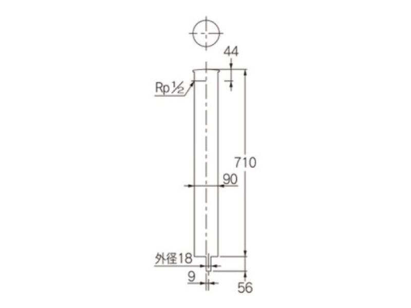 カクダイ-ガーデン 庭園水栓柱（陶器） #624-146|工具、大工道具、塗装