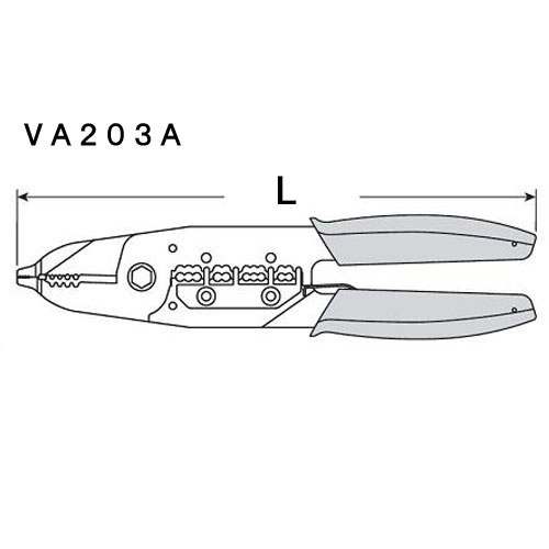 エビ/ロブテックス VVF線ストリッパー VA203A|工具、大工道具、塗装