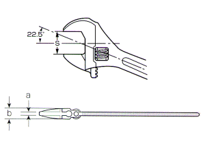 エビ/ロブテックス エビモンキーレンチ M 600mm M-600|工具、大工道具