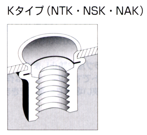 エビ/ロブテックス エビナット アルミ製(皿頭) BOX（1000本入） NAK-4M