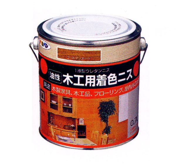 アサヒペン 油性木工用着色ニス カラー選択 （8色） 0.7L|工具、大工