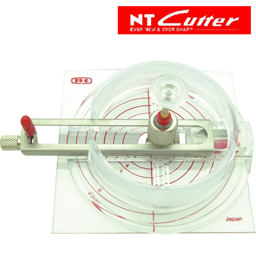 NTカッター 薄物用円切りカッター スケルトンカラー iC-1500P|工具