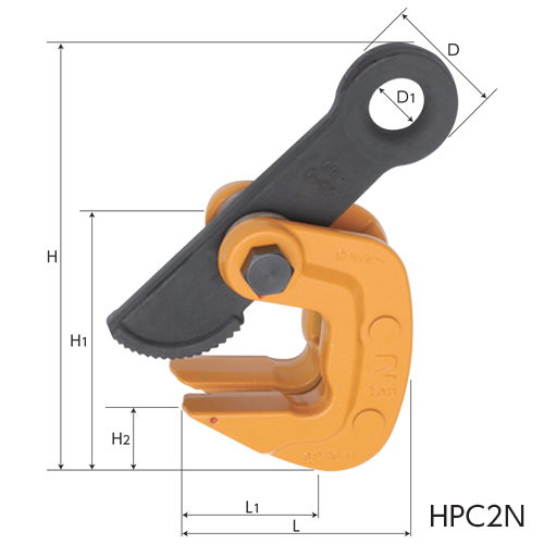 スーパーツール 水平横吊クランプ 0.5t HPC0.5N|工具、大工道具、塗装