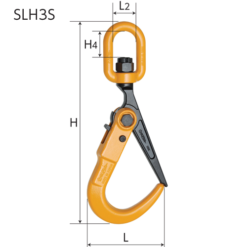 スーパーツール スーパーロックフック(スイベル付) 3t SLH3S|工具