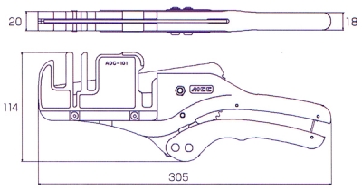 エアコンダクトカッター101 101 ADC 本体
