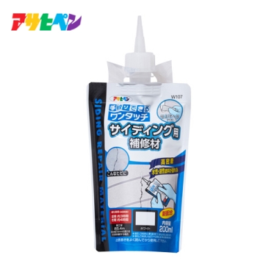 ワンタッチ　サイディング用補修材　200ml　白
