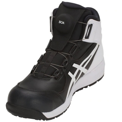 安全靴　ウィンジョブ　CP304 Boa　ブラック×ホワイト　28.0cm