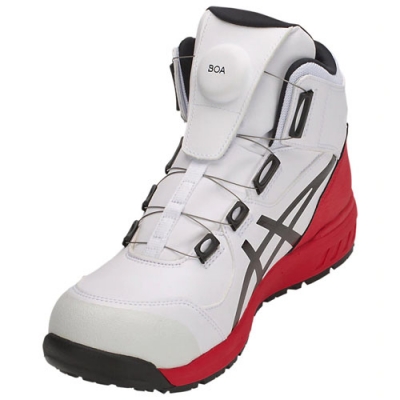 安全靴　ウィンジョブ　CP304 Boa　ホワイト×ブラック　26.5cm