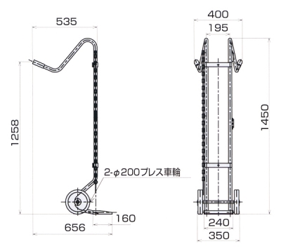 ボンベ用台車