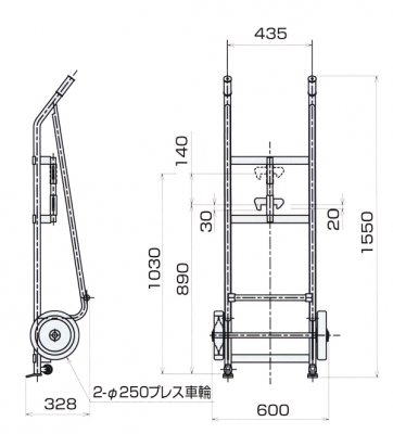 ドラム缶用台車