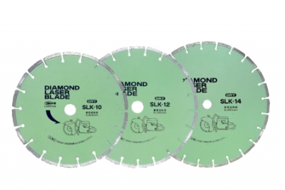 ダイヤモンド土木用ブレード レーザーSLK （乾式）　255mmφ （コンクリート用）