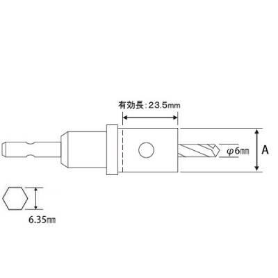 エビバイメタルホルソー（φ24mm）