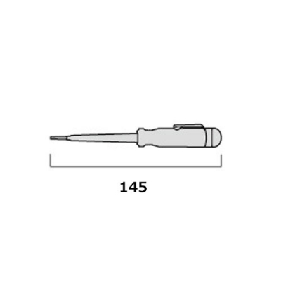 検電ドライバー　(-) 100-380V