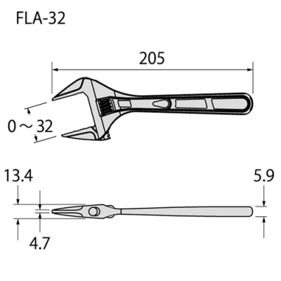 ライトモンキー　グリップ付　最大開口0～32mm