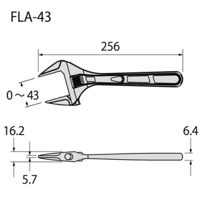 ライトモンキー　グリップ付　最大開口0～43mm