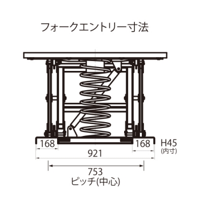 パレットレベラー　標準（本体）  腰痛対策機器