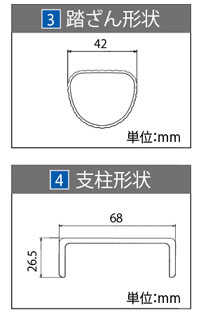 FRP1連はしご　電気工事・電設作業用　耐電圧20000V