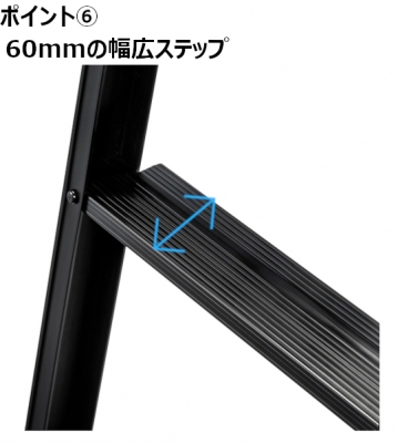 長谷川工業 ブラックレーベル はしご兼用伸縮式脚立 RYZB-15 #10138