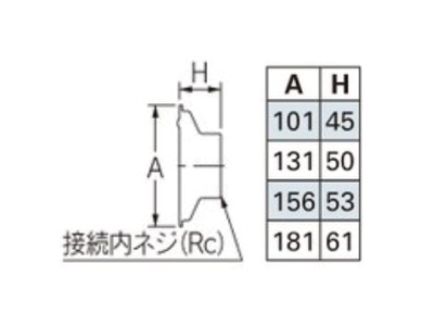 カクダイ 【400-505-40】カクダイ 挟込み循環金具 排水金具 KAKUDAI