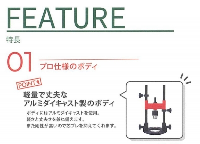 カンザワ鉄工 ドリルガイドDX 13mmチャック付 プロ仕様強靭ボディ