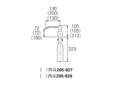 カクダイ-共通部材 ソープディスペンサー（ムースタイプ） #205-927