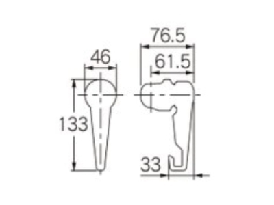 後付式角度調節シャワーフック