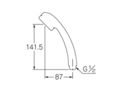 超低水圧用シャワーヘッド