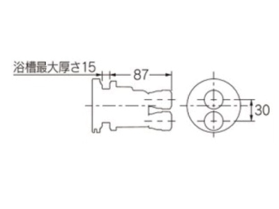 一口循環金具（ワンロック式） 10A