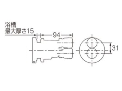 一口循環金具（ワンロック式） 13A