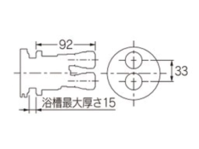 一口循環金具（ワンロック式） 10A