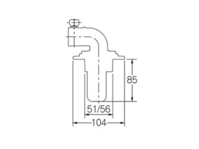 洗濯機用排水トラップ