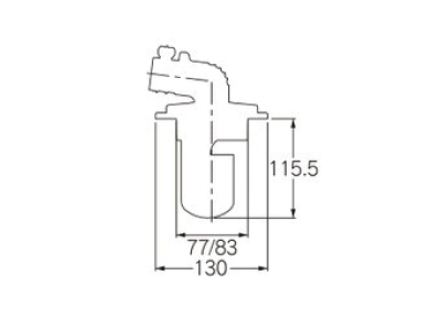 洗濯機用排水トラップ