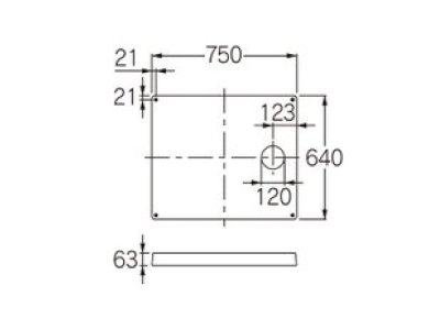 洗濯機用防水パン　ホワイト