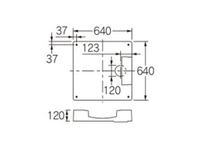 洗濯機用防水パン（H120）　ホワイト