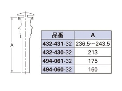 排水金具ﾕﾆｯﾄ(化粧ｷｬｯﾌﾟつき)　ﾌﾞﾗｯｸ